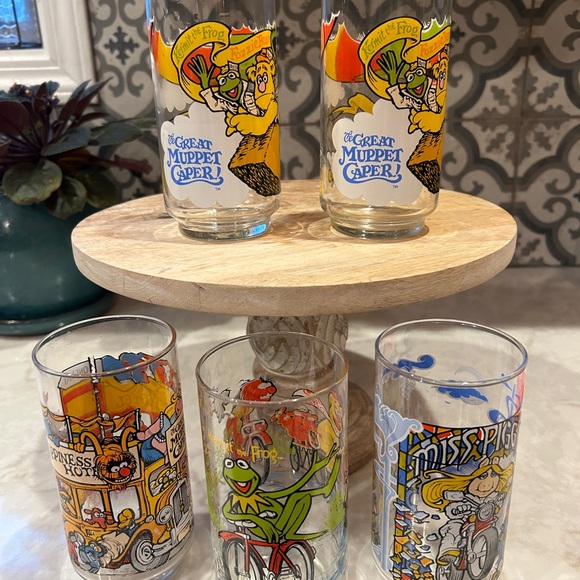1981 Vintage Muppet McDonald’s Collector Glass Set of 5 - Picture 12 of 16